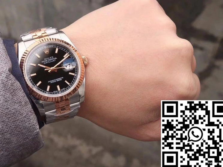 36MM AR Rolex Dial Black Datejust 126231 Factory 1006